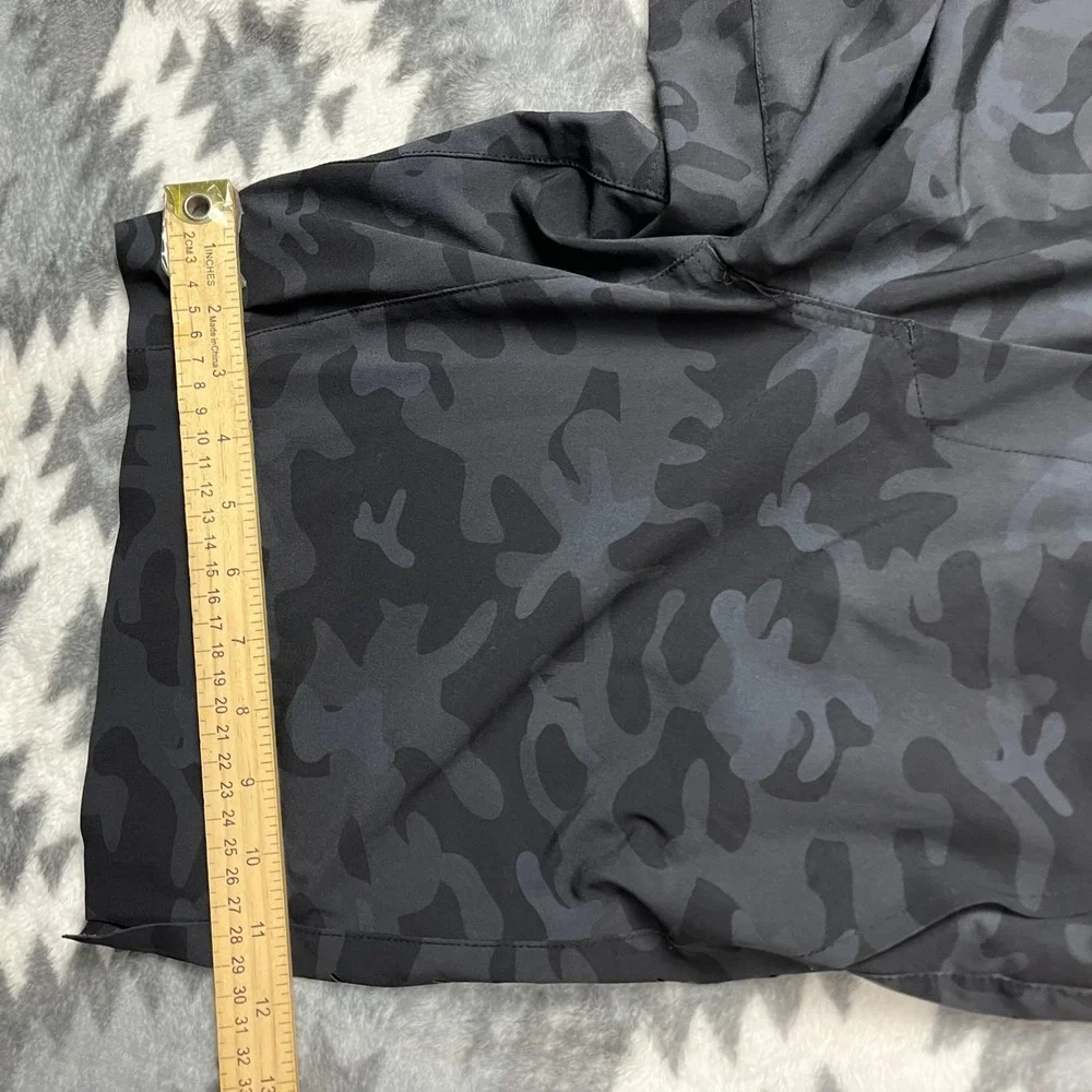 Ten Thousand Interval Shorts Mens S Black Camo Training Gym Athletic 7 Inseam